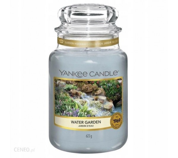Yankee Candle - Średnia Świeca WATER GARDEN